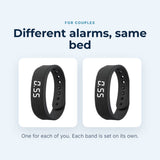 Two Stirwake bands for couples with different alarm times